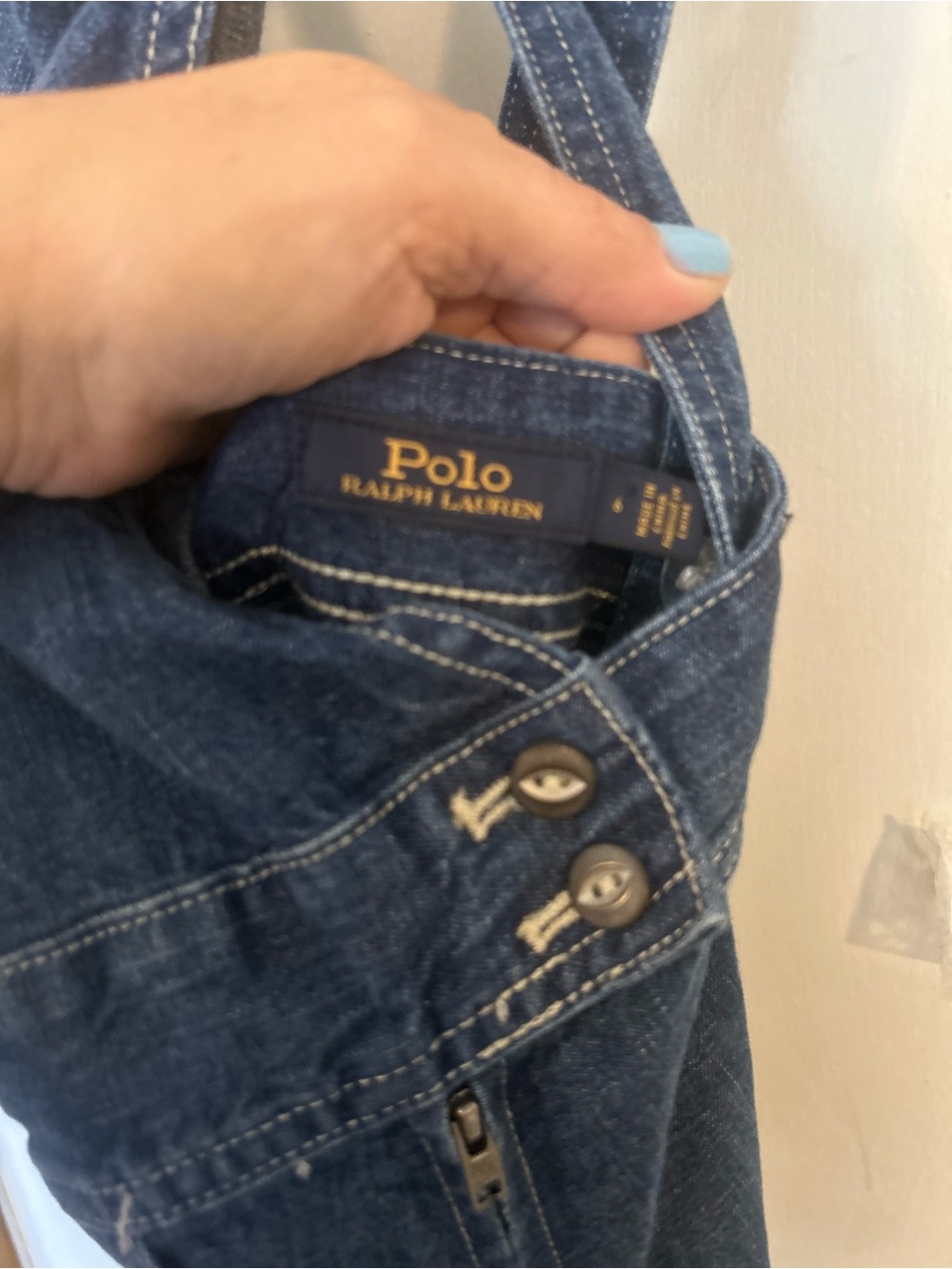 Polo Ralph Lauren Denim Dress Size 6 - Picture 5 of 10